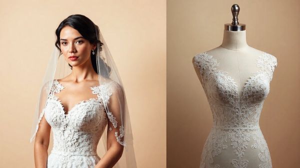 Découvrez l'élégance des robes de mariée sur-mesure à Saint-Étienne