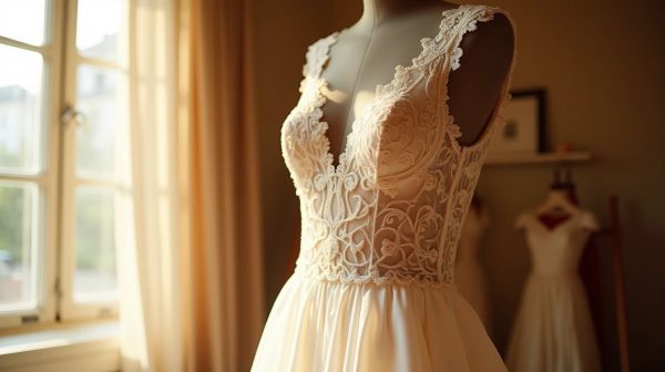 Robe de mariée Saint-Étienne : vos créations sur-mesure avec Dallia Création